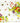 Serviertablett bunte Brombeeren, Dekotablett für die Küche 47x31 cm