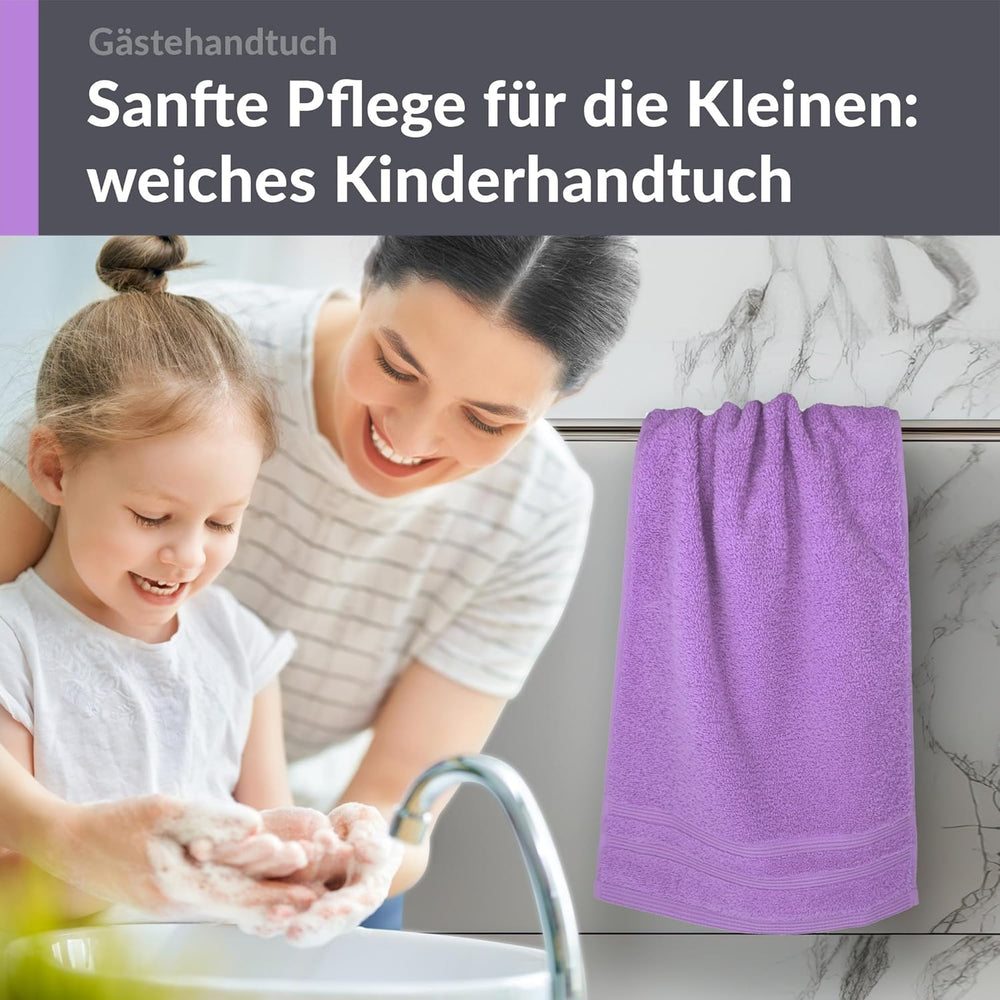 Gästehandtücher 30x50 cm Lila - Flieder