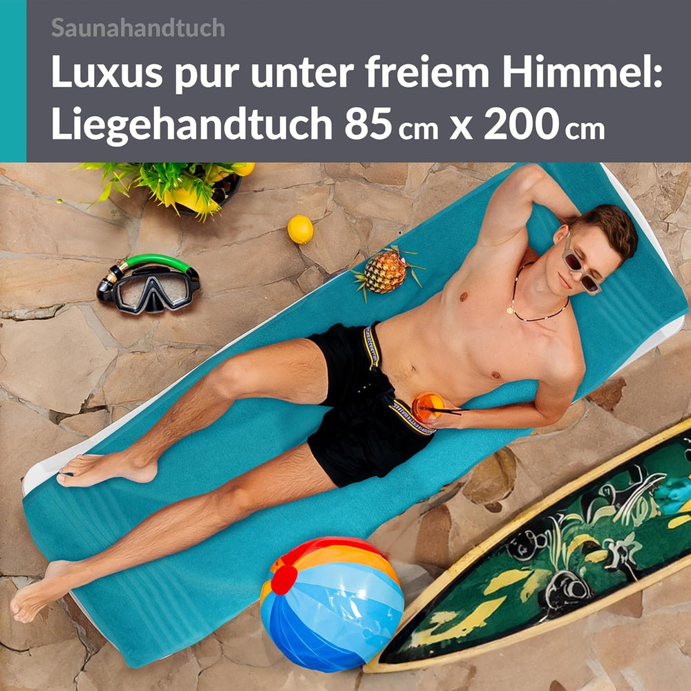 Saunahandtuch 80x200 cm Grün - Nautic