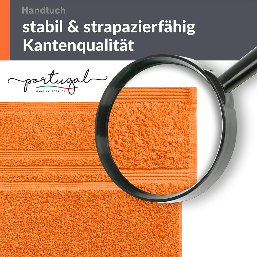Handtuch 50x100 cm Orange - Clementinen
