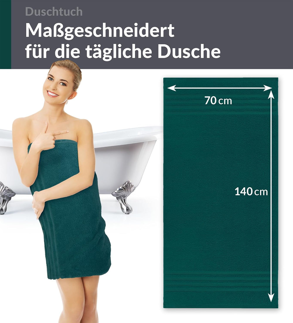 Duschhandtuch 70x140 cm Grün - Opal