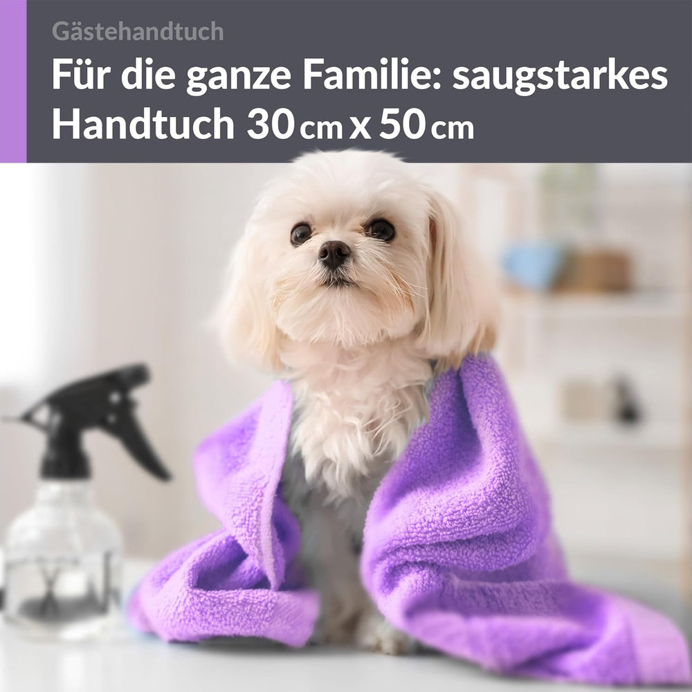 Gästehandtücher 30x50 cm Lila - Flieder