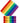 Regenbogen Waschhandschuh 4er Set 16x21 cm