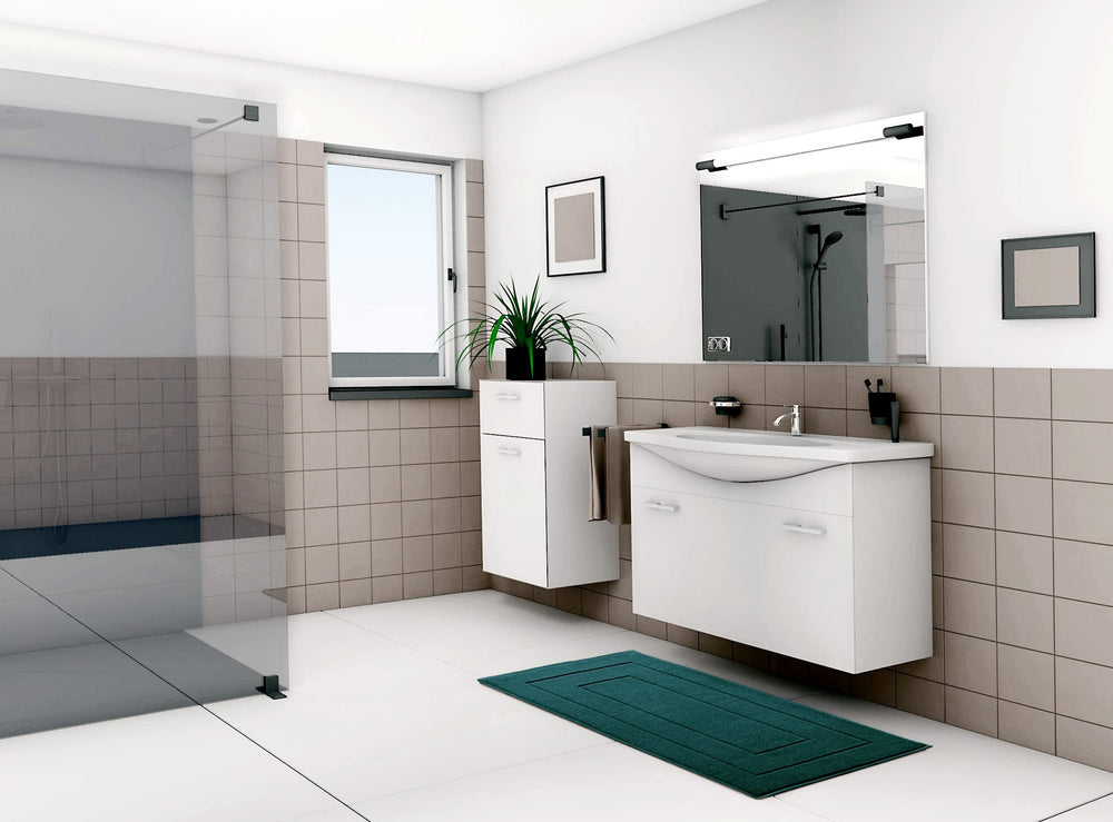 Frottee Badematte 50x80 cm Grün - Opal