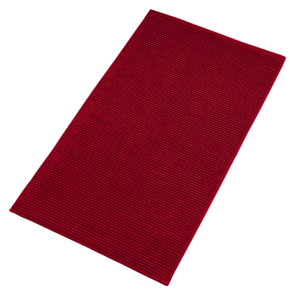 Badematte 50x80 cm Rot - Rubin