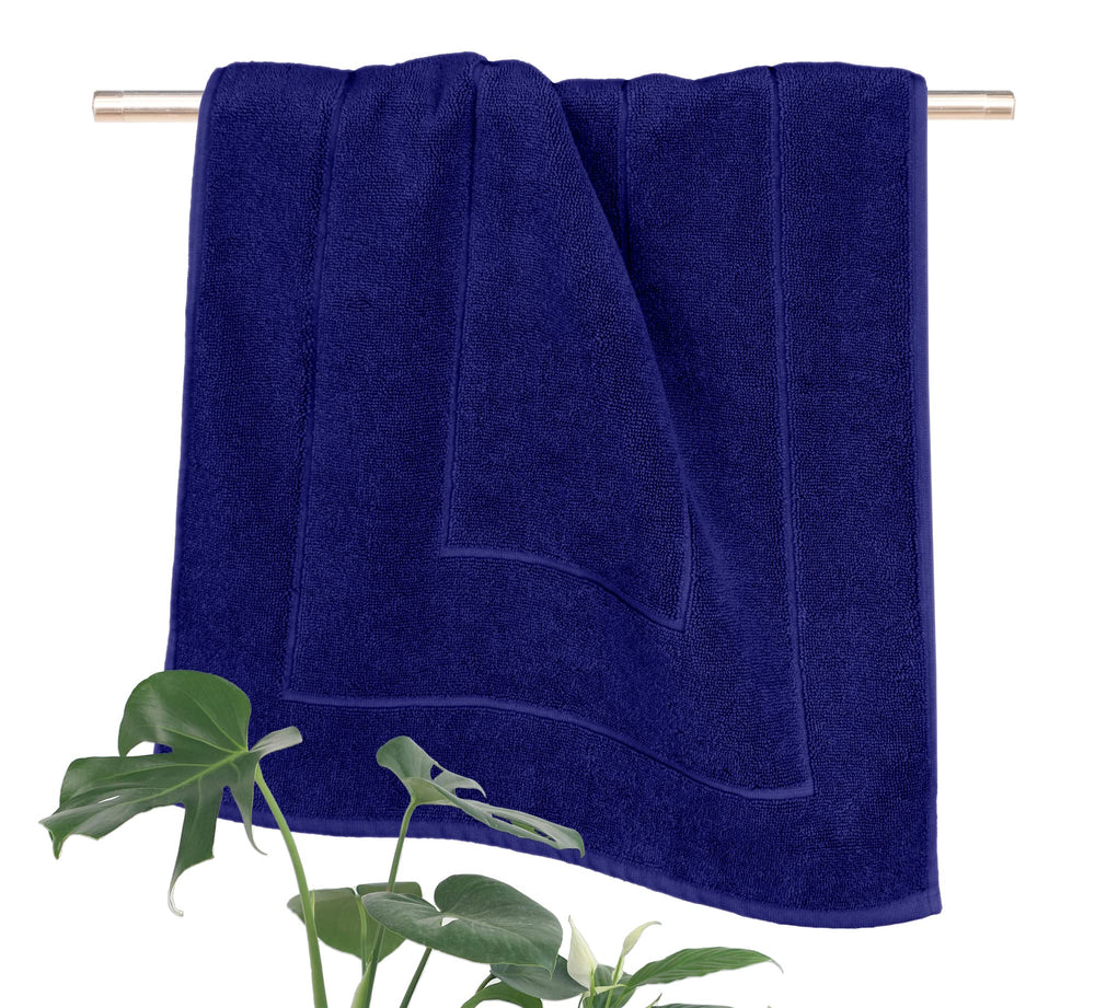 Frottee Badematte 50x80 cm Blau - Marine