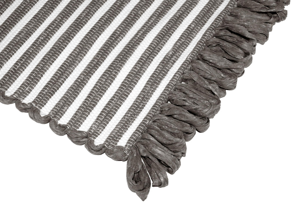 Handmade Läufer 60x120 cm Grau - Schiefer