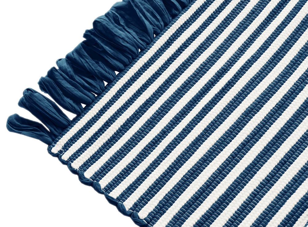 Handmade Läufer 50x70 cm Blau - Kosmos
