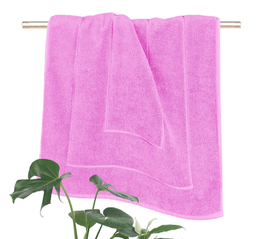 Frottee Badematte 50x80 cm Rosa - Lotus