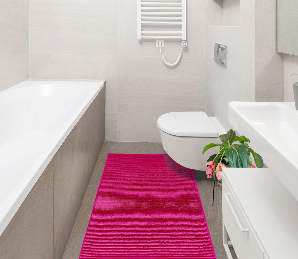 Badematte 50x80 cm Pink - Purpur