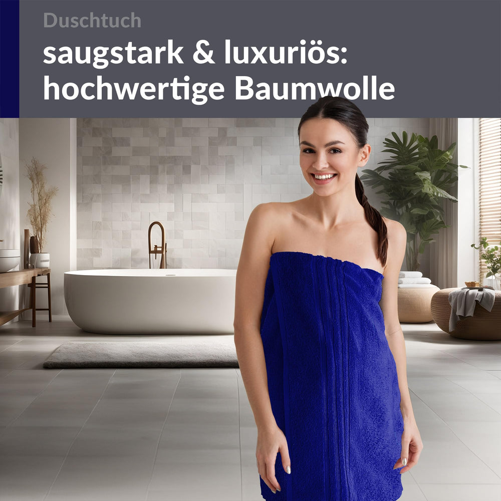 Duschhandtuch 70x140 cm Blau - Marine
