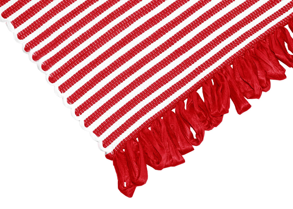 Handmade Läufer 50x70 cm Rot - Chilli