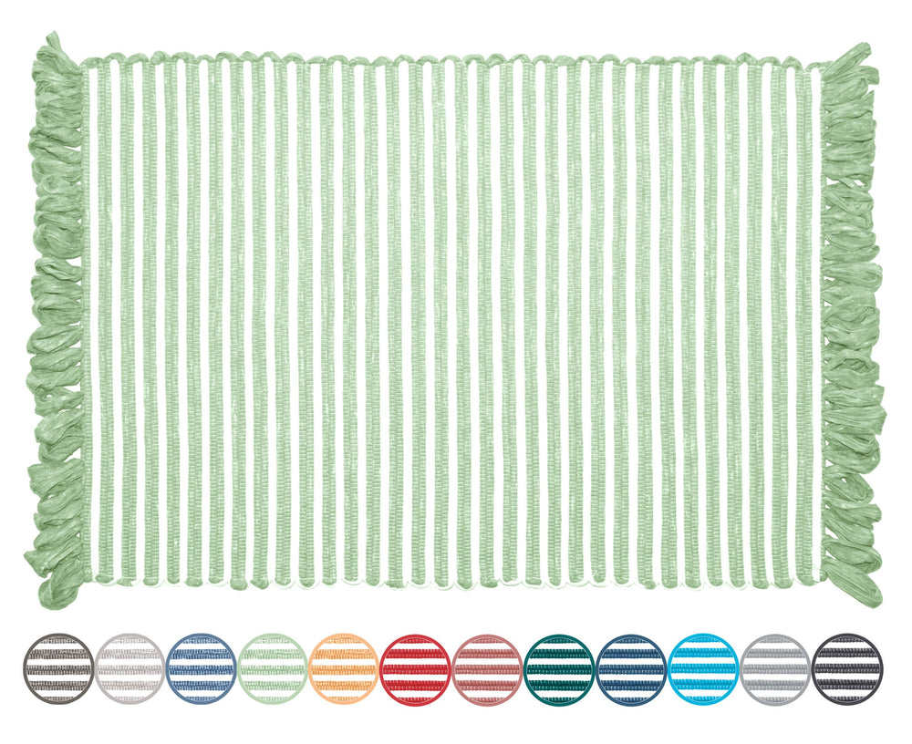 Handmade Läufer 60x120 cm Grün - Lind