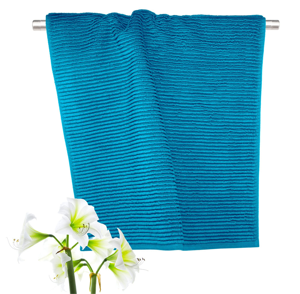 Badematte 50x80 cm Blau - Petrol