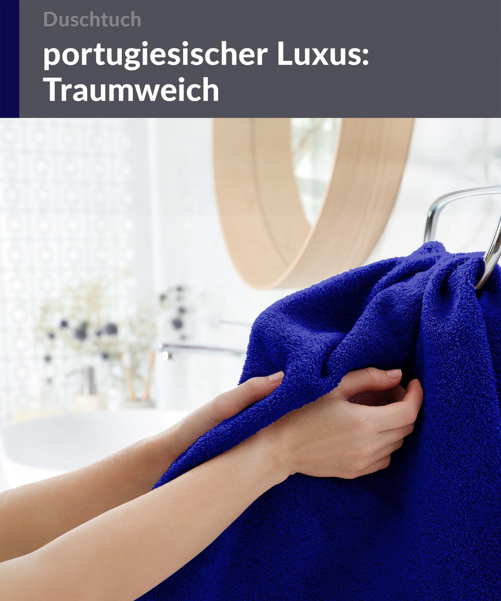 Duschhandtuch 70x140 cm Blau - Marine