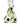 Handgemachte Ölflasche mit Ausgießer 500 ml im Olivendesign aus Italienischer Keramik, Größe 23 cm