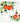 Eckige Aufschnittplatte Keramik, Handgemachter Servierteller 27x27 cm, Gourmetplatte Design: Tomate Olive