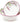 Schalen 2er Set lila Lavendel, Obstschüssel Keramik 18 cm Ø, runde Servierschüssel 23 cm Ø