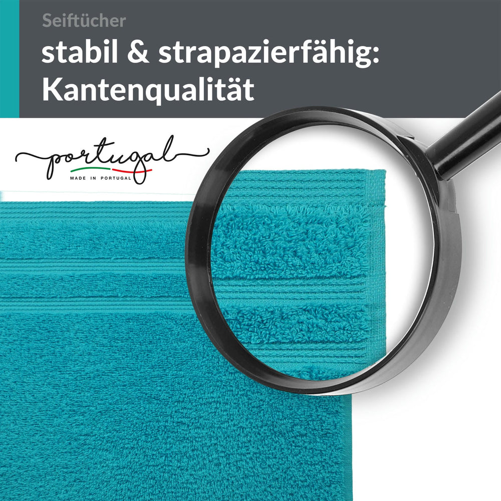 Waschlappen 30x30 cm 2er Set Grün - Nautic
