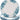 Speiseteller Blumen blau Enzian, Essteller 4er Set rund, große Keramikteller 25 cm Ø