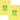 2er Set Baby Waschhandschuhe bestickt mit Frosch - Gelb 15x21 cm