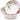 Schalen 2er Set lila Lavendel, Obstschüssel Keramik 18 cm Ø, runde Servierschüssel 23 cm Ø