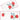 2x Servierteller 28x15 cm - 38x18 cm, Fischplatten Keramik, Vorspeisenteller bunt Mohnblume