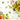 Deko Tablett rechteckig 38x27 cm, kleines Serviertablett mit Brombeeren Druck