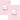 2er Set Baby Waschhandschuhe bestickt mit Elefant - Rosa 15x21 cm