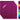 Frottee Küchenhandtücher 50x50 cm 4er Set Violett - Orchidee