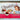 Vintage Melamin Tablett, Motiv: Schokolade, Buntes Kunststofftablett rechteckig, Kuchentablett 50x37 cm