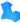 Gästehandtücher Set 30x50 cm 4 Stück Blau - Capri
