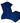 Gästehandtücher Set 30x50 cm 4 Stück Blau - Marine
