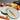 Bunte Keramik Teller klein, Servierteller Set 4 Personen, Dessertteller 15 cm Ø Gemüse