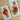 2x Keramikteller eckig, Servierplatte bunt Blütenfest 28x15 cm, Salatteller tief 38x18 cm