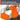 Gästehandtücher Set 30x50 cm 4 Stück Orange - Clementinen