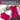 Gästehandtücher Set 30x50 cm 4 Stück Rot - Rhabarber