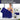 Duschtuch groß 100x150 cm 2er Set Blau - Marine
