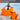 Duschtuch groß 100x150 cm 2er Set Orange - Clementinen