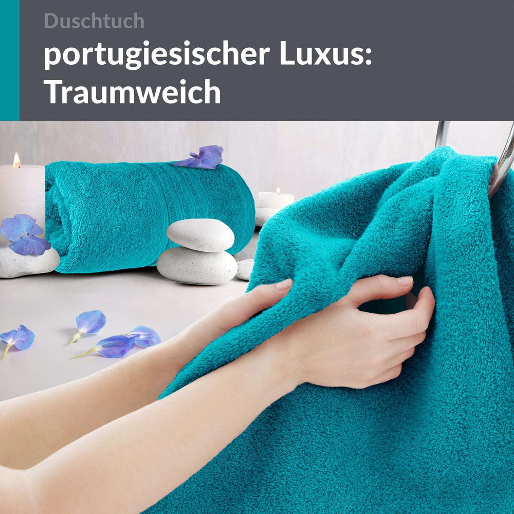 Duschtuch 70x140 cm 2er Set Grün - Nautic