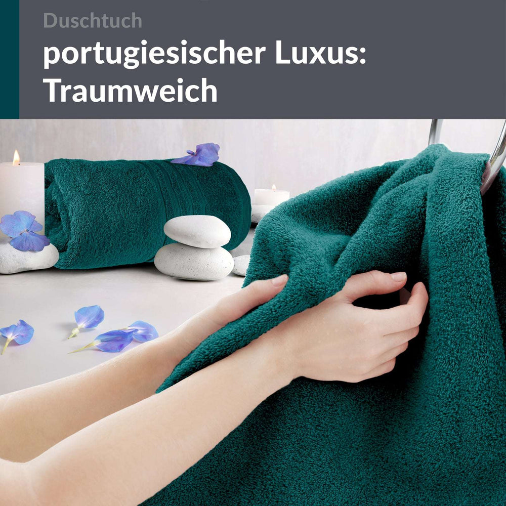 Duschtuch 70x140 cm 2er Set Grün - Opal