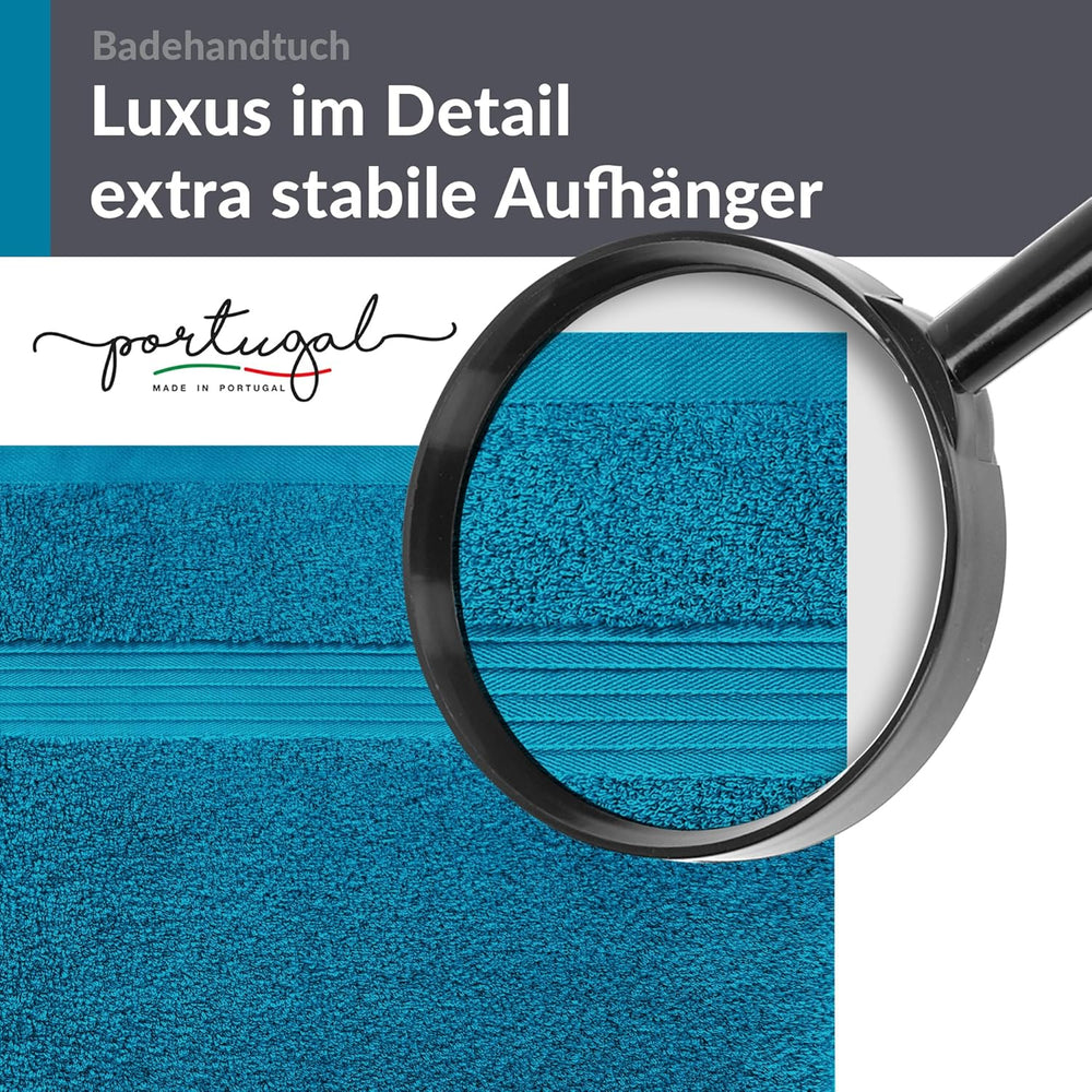 Badetuch 100x150 cm Blau - Petrol