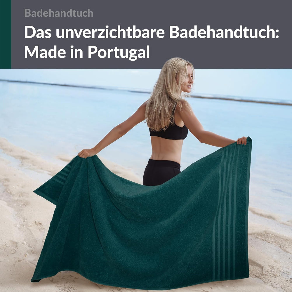 Badetuch 100x150 cm Grün - Opal