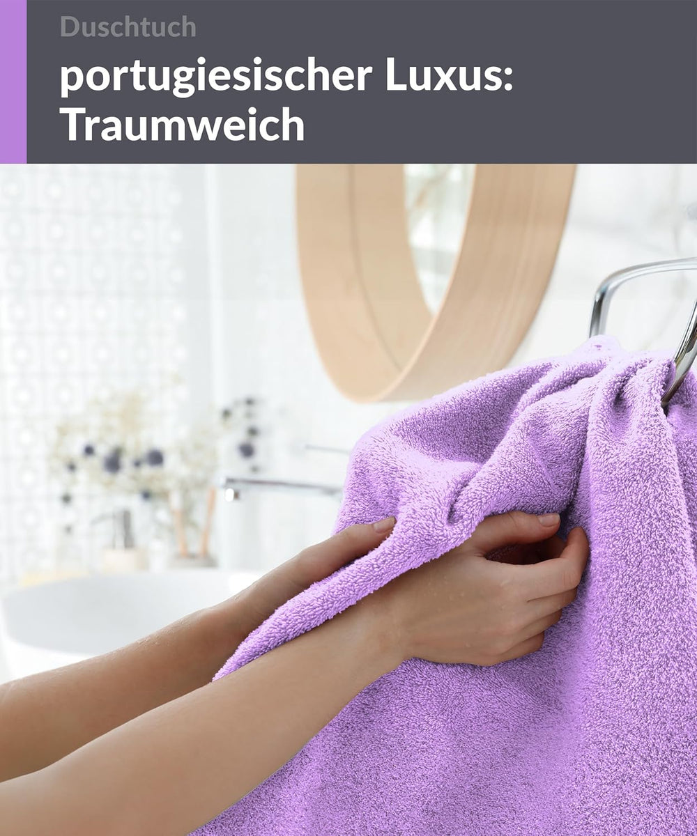 Duschhandtuch 70x140 cm Lila - Flieder