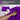 Duschtuch groß 100x150 cm 2er Set Lila - Aubergine