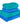 Handtuch Set Blau - Grün, 2x Duschtücher 70x140 cm und Handtücher 2x 50x100 cm