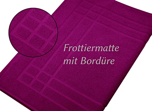 Duschvorleger 50x70 cm Violett - Orchidee