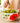 Servierschale rund 26 cm, Italienische Keramik Schüssel Tomate - Olive, Große Salatschale handgefertigt