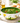 Italienische Servierschüssel Keramik, Obstschüssel 22 cm, Runde Salatschale Design: Pusteblume