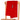 Duschvorleger 50x70 cm Rot - Scharlach